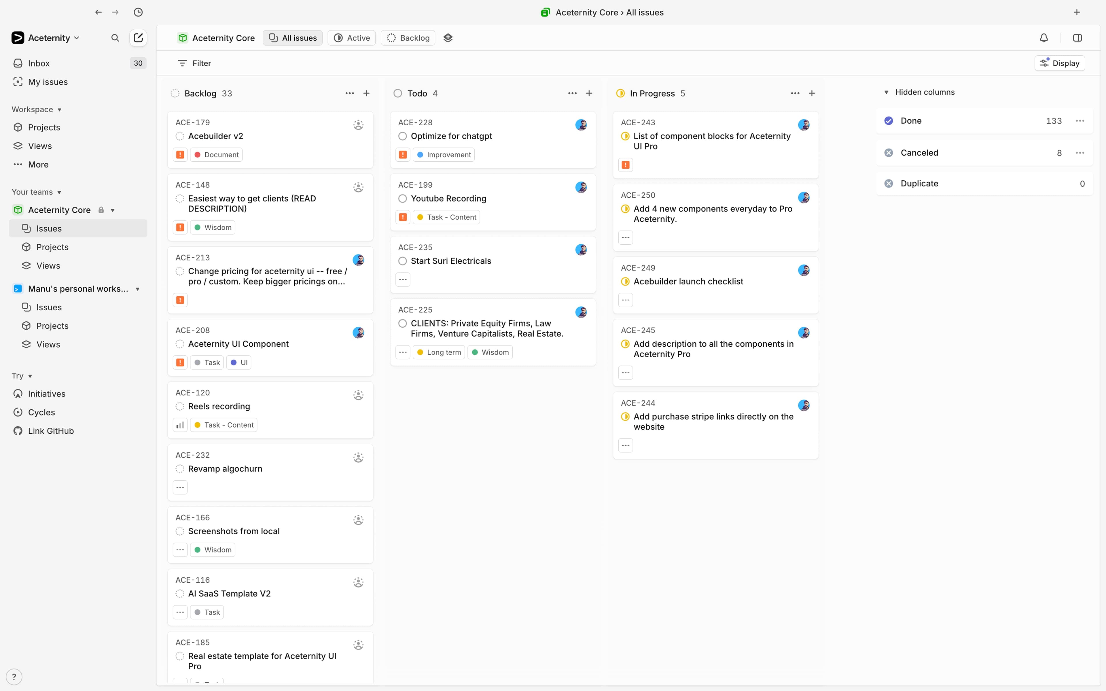 Capture produit Voaxys — la capture des cas utiles